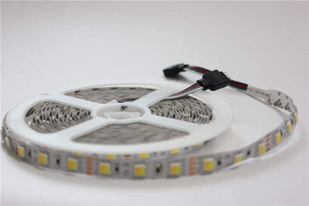 5mX Высококачественная Светодиодная лента 5050SMD WW + CW с регулируемой цветовой