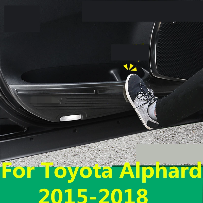 Для Toyota Alphard 2015 2018 автомобильный Стайлинг Защита бокового края защита от удара