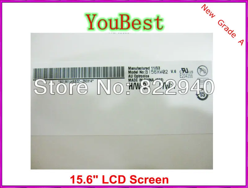 Сменный ЖК экран для ноутбука B156XW02 V.6 15 6 дюйма V6|laptop lcd screen|b156xw02 v.6b156xw02 v6 |