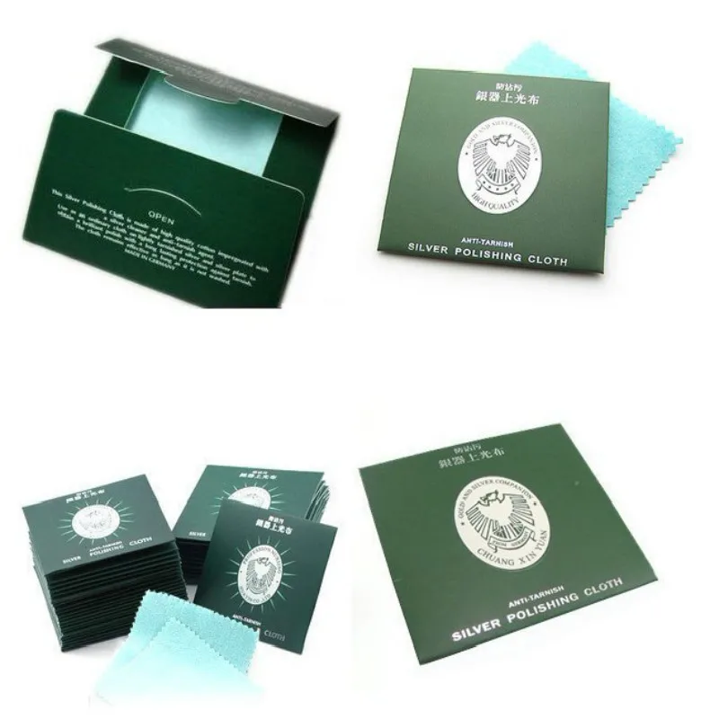 100 шт./упак. оптовая продажа зеленая ткань серебряная фототкань уход за