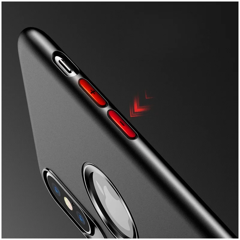 USAMS For iPhone X Case Muze Series TPU Protection Phone for (Ten) 5.8 inch - Black |