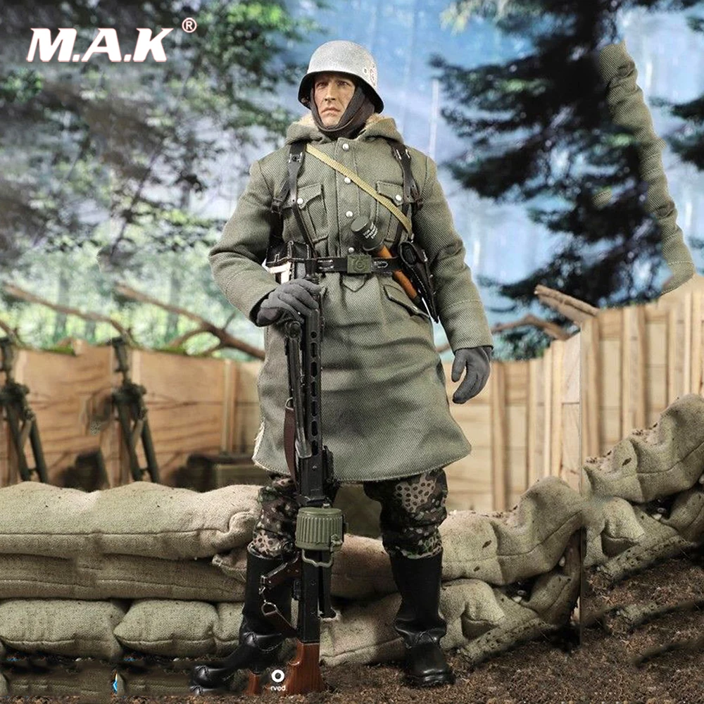 Коллекция 1/6 WWII SS-PANZER-DIYISION DAS eich MG42 Guner фигурка для показа для куклы модель игрушки полный набор с фигурой тела