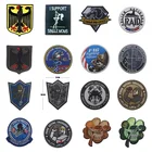 Высококачественная вышивка, Волшебная нашивка, эполет, Значки для одежды, значки для рюкзаков, двухголовые нашивки с изображением мыши орла