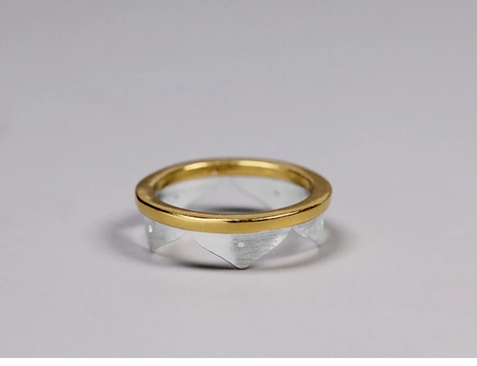 Lotus Fun реальные 925 пробы серебро Природный творческий ручной Fine Jewelry минималистский цветок лотоса кольца для Для женщин