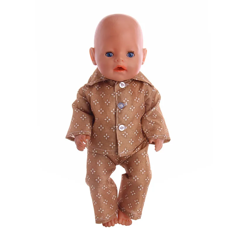 Doll clothes 9 different styles of pajamas For 18inch doll&amp 43cm New doll | Игрушки и хобби