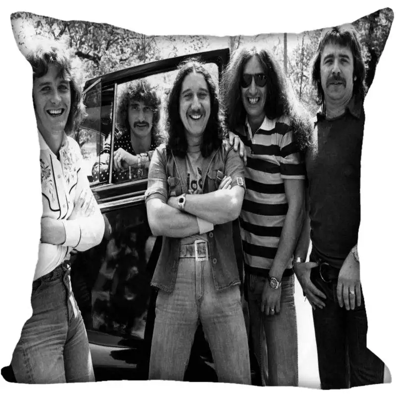 На заказ, черный SABBATH, квадратный чехол для подушки, на заказ, на молнии, для спальни, для дома, чехол для подушки, 1 шт., на заказ, 40x40 см