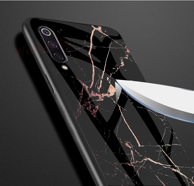 Чехол из закаленного стекла для Xiaomi Mi 9 SE Mi 8 Lite A1 A2 Max 3 Mix 3 6X чехол для Redmi Note 7 5 6 Pro 4X 6A 5 Plus S2 мраморный чехол