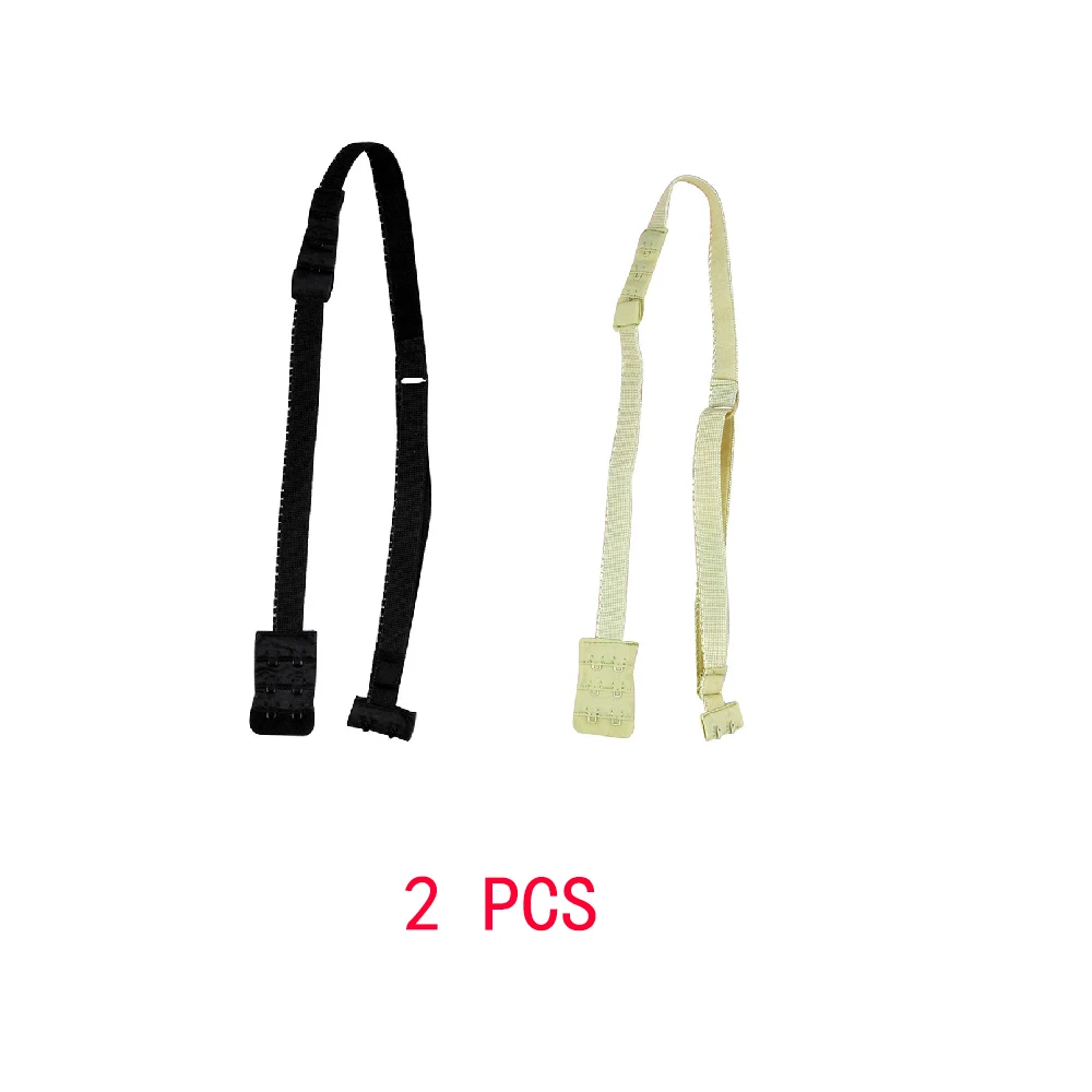 1pc coffee 1pc black 1/2/3/4 шт. Низкий косточки для бюстгальтера с открытой спиной регулируемый конвертер бюстгальтер ремень - Цвет: 1pc coffee 1pc black