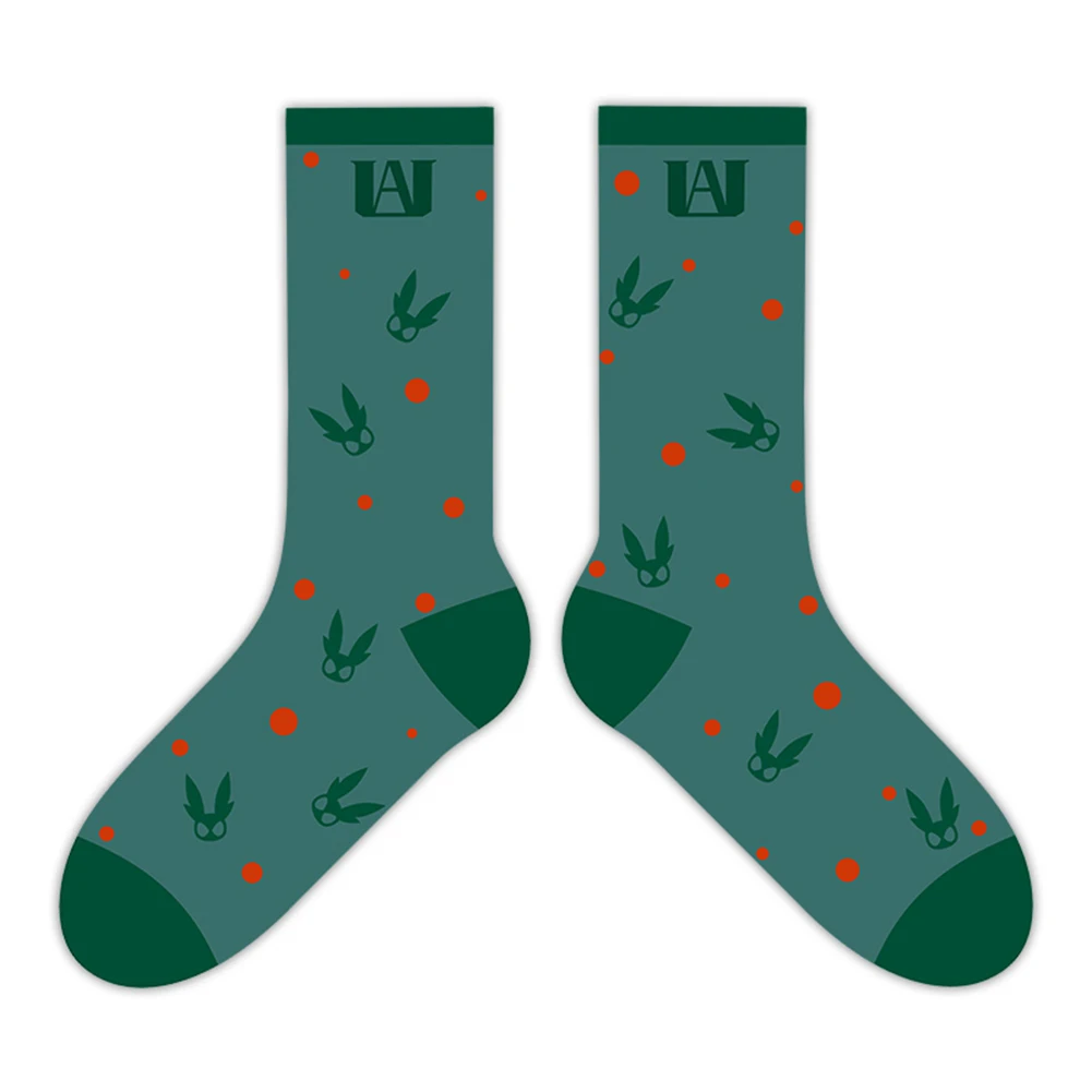 Brdwn My Hero Academy izku Midoriya Todoroki Shoto Bakugou Katsuki/теплые короткие носки - Цвет: Izuku Midoriya