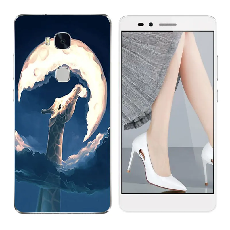 Мягкий ТПУ чехол для Huawei Honor Play 5X/Honor 5X Expression с принтом GR5 X5 KIW-TL00 KIW-TL00H |