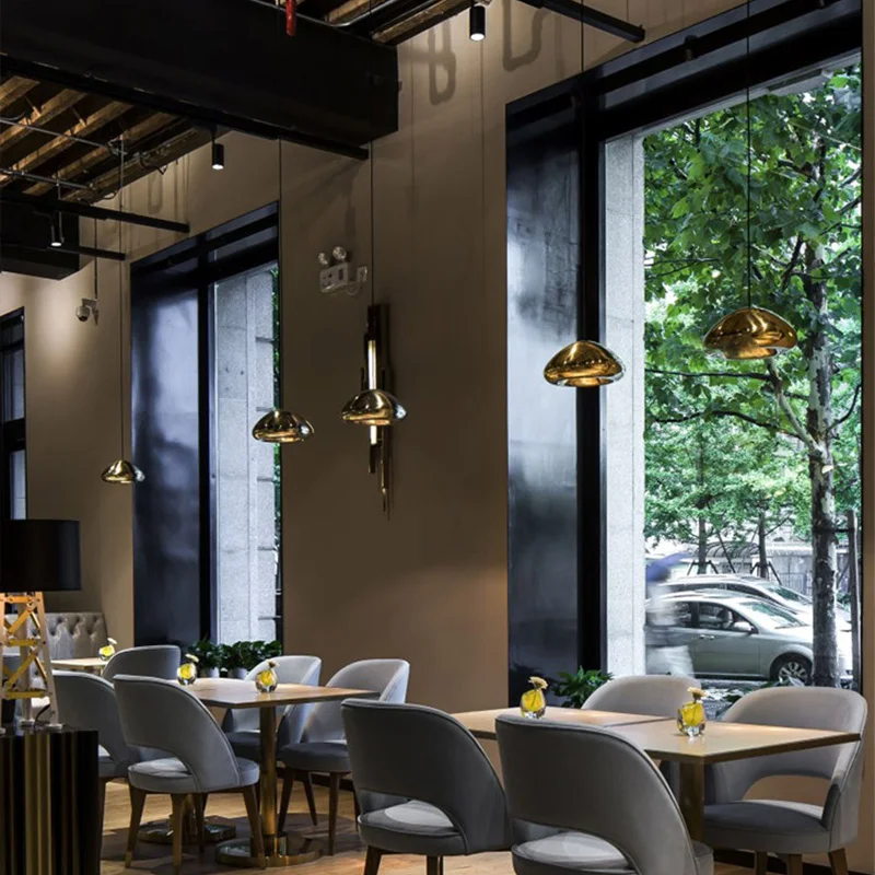IKVVT E27 Modern Lamp Shade Glass Pendant Light Loft Lighting Dining Room Restaurant Hanging Living Fixtures | Лампы и освещение