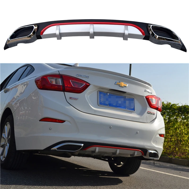 Задние бамперы для Chevrolet Cruze 2017 2018 высококачественные из полипропилена и пластика