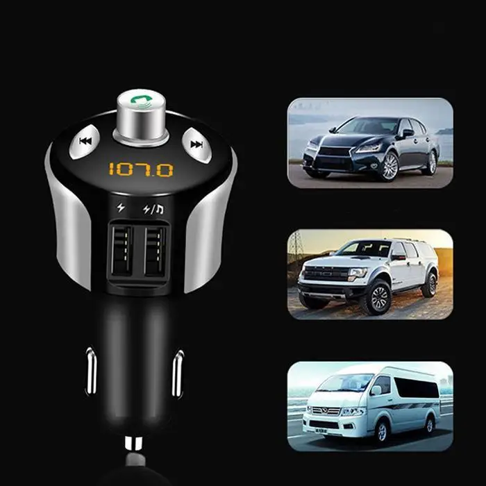 Автомобильный громкой связи MP3 Bluetooth плеер FM 32G 4 2 передатчик автомобильный 10 м