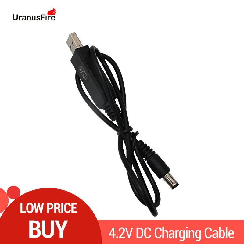 Портативный фонарик 4 2 В DC USB настенный зарядный кабель 645 мм освещение фара