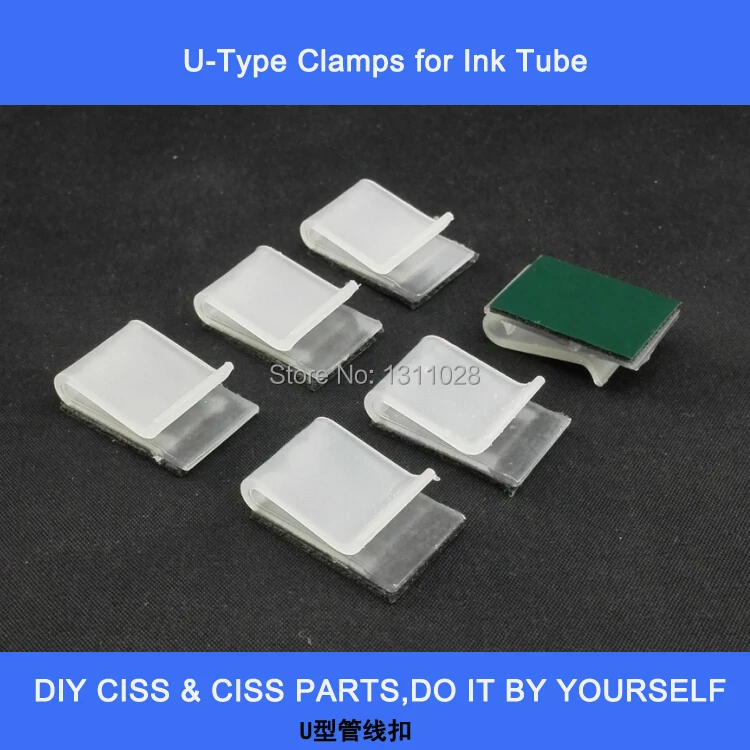 

INK WAY 6C CISS U-shape pipeline clamps,clips for ink tube in CISS 6C