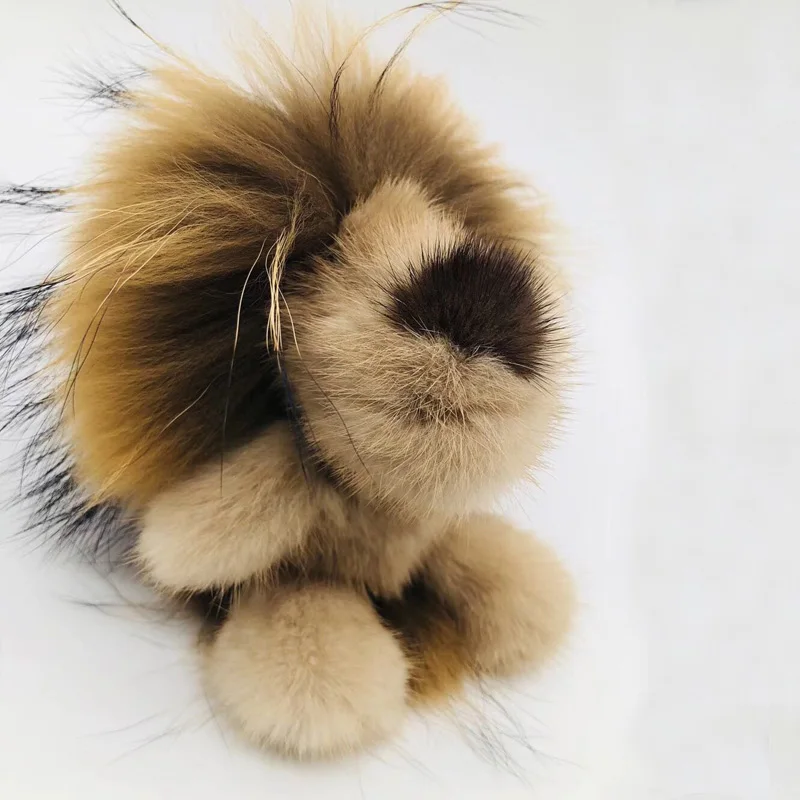 2018 новый дизайн подвески для сумок из натурального меха норки Simba|Брелоки| |