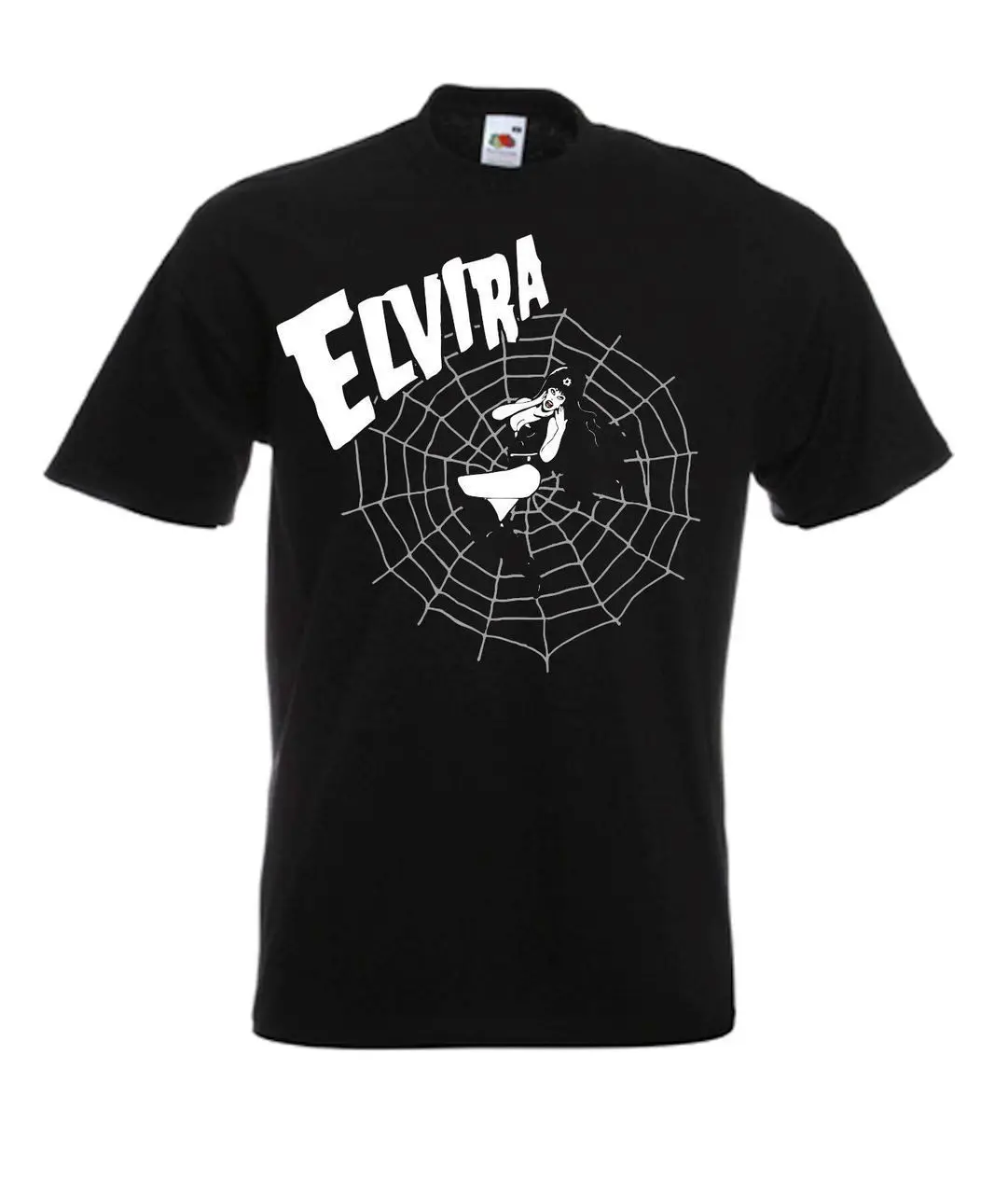 Elvira Mistress Of The Dark Gothic Spider web-футболка новые мужские летние топы рубашки на каждый