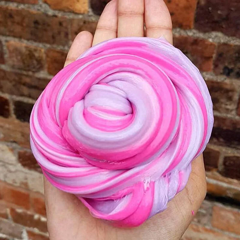 Пушистый Floam Slime Mud IY резиновая губка для детей и взрослых антистрессовая и расслабляющая цветная глиняная игрушка