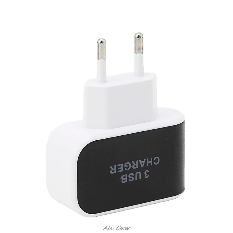 Тройной USB-порт для дома и путешествий зарядное устройство переменного тока