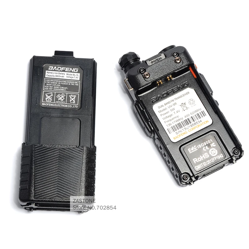 (6 шт.) Оригинальный BaoFeng UV-5R рация CB радиоприемопередатчик VHF/UHF профессиональный