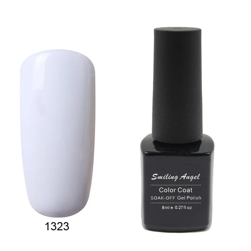 Smiling Angel 4 шт. французский набор цветов УФ-лампа LED впитывает сверху базовый слой