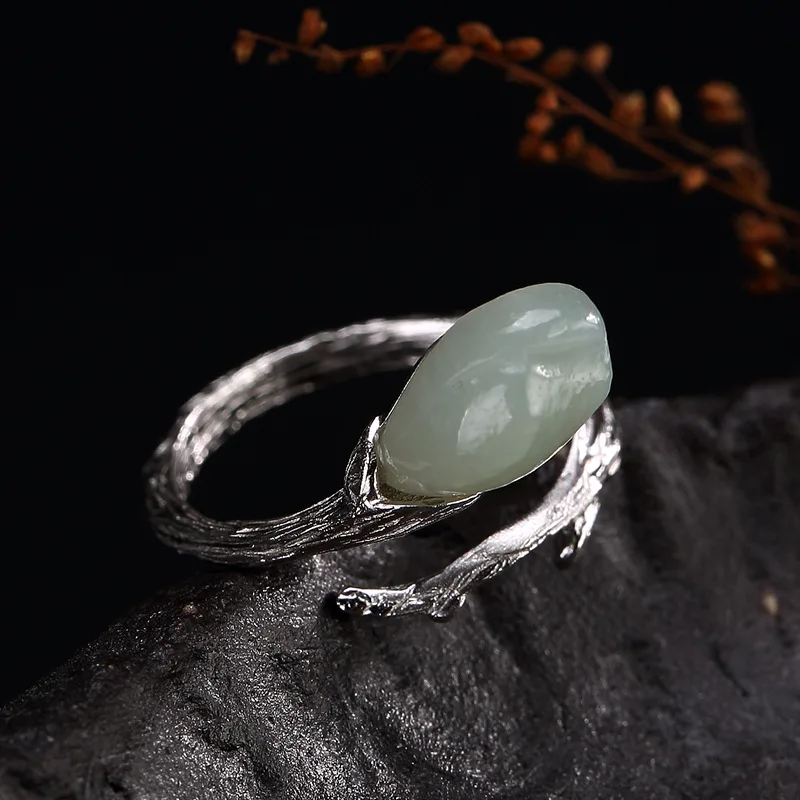 Женское кольцо из серебра 2018 пробы с цветком магнолии | Украшения и аксессуары