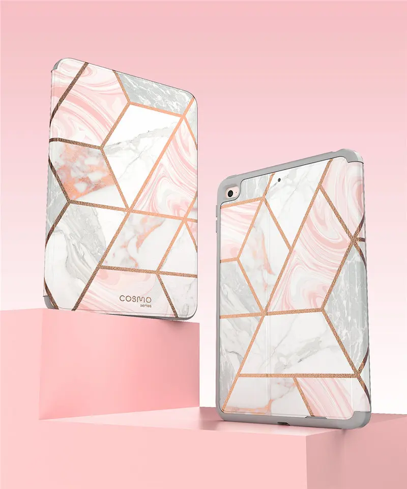 Для ipad Mini 4 5 Чехол i-Blason Cosmo полный корпус Trifold Стенд защитный чехол с Авто Режим сна/пробуждения и встроенный протектор экрана