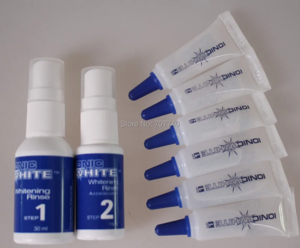 2014 Новое Поступление Активированный 7 LED Отбеливание Зубов Системой ИОННЫХ БЕЛЫЙ
