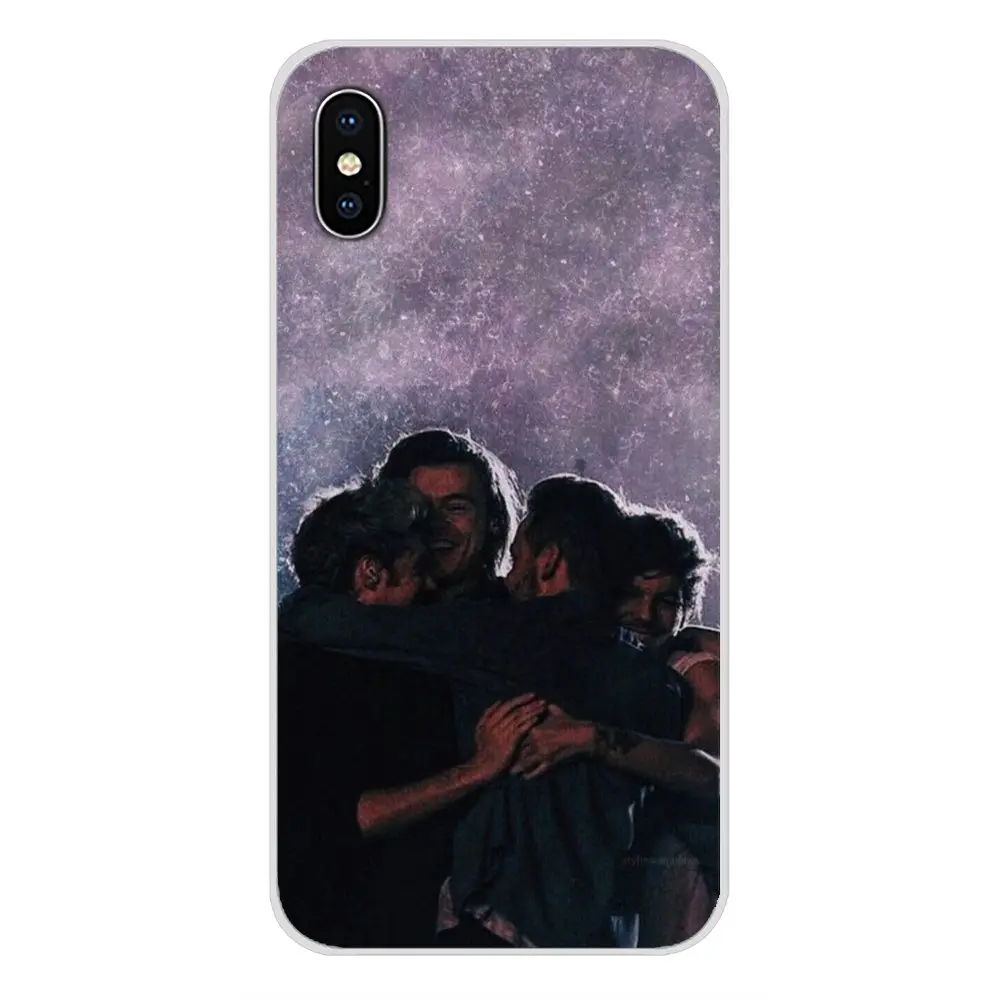 ONE DIRECTION Niall Horan Harry Styles для Apple iPhone X XR XS MAX 4 4S 5 5S 5C SE 6 S 7 8 Plus ipod touch мягкий