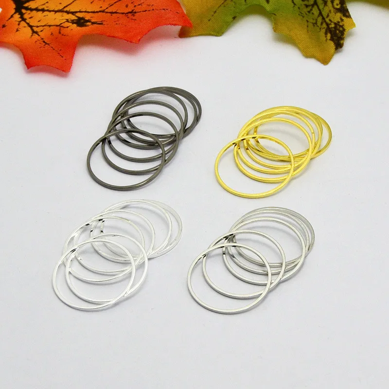 100 шт. 20 мм Металлические круглые соединители серьги/Подвески Аксессуары сделай