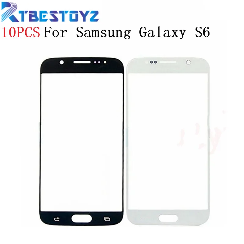 RTBESTOYZ 10 шт./лот ЖК передний дигитайзер сенсорный экран стекло для Samsung Galaxy S6 G920 G920F