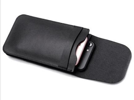 Роскошная двойная поясная сумка из микрофибры и кожи для Oukitel U16 MAX/ Bluboo Maya Max|case