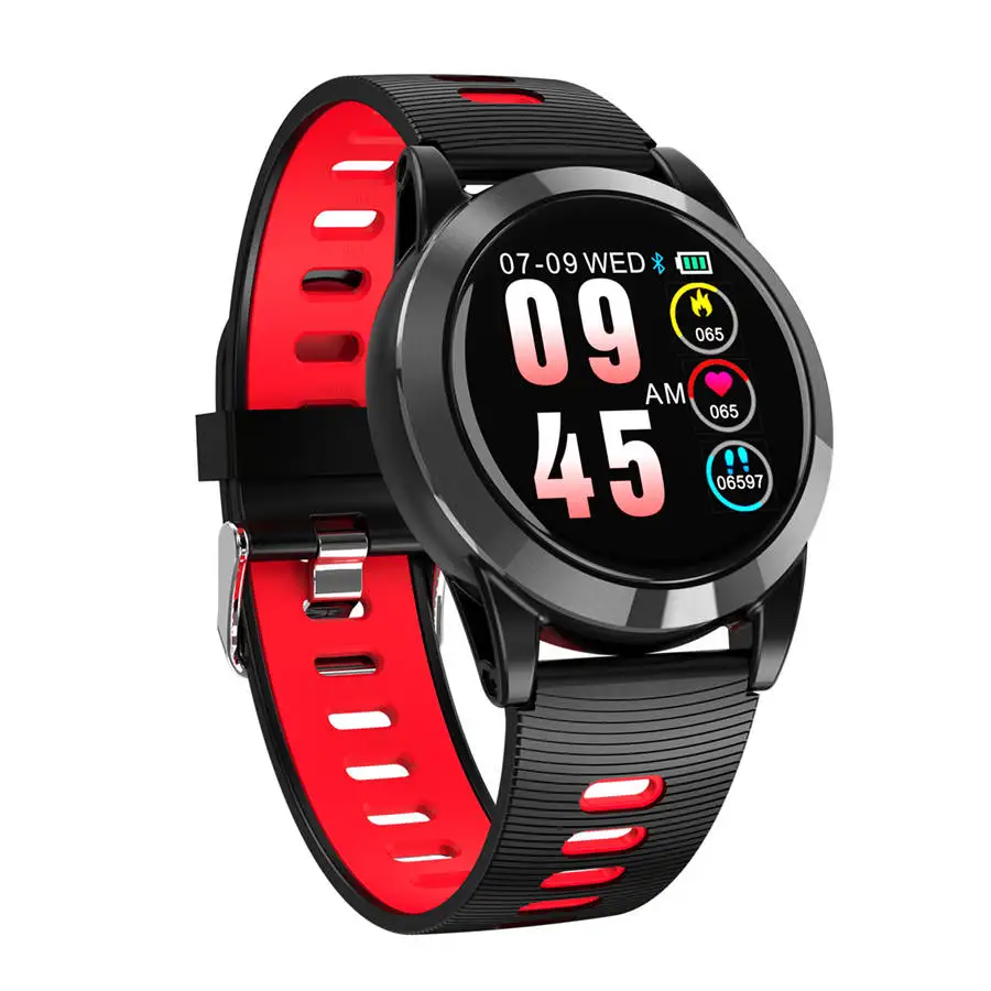 Bluetooth Смарт часы R15 круговой трекер физической активности мониторинг калорий