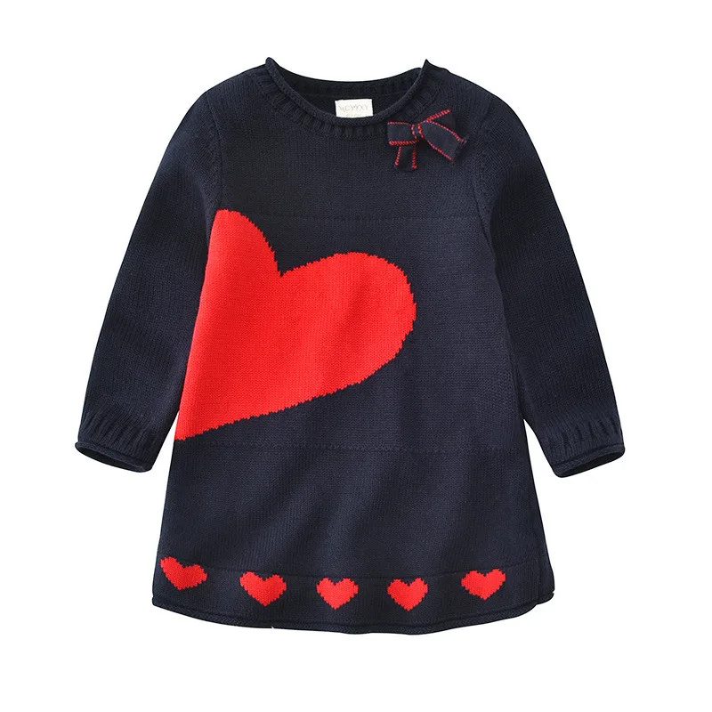 Spring Baby Toddler Clothing Clothes Chirstmas Autumn Winter Long Sleeve Dress Tops Kids Red Princecess Girls | Детская одежда и