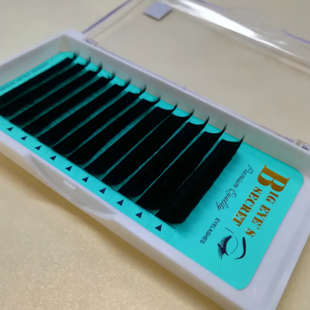 Ресницы матовые с разделением корней эллипса подходят для ресниц|Накладные