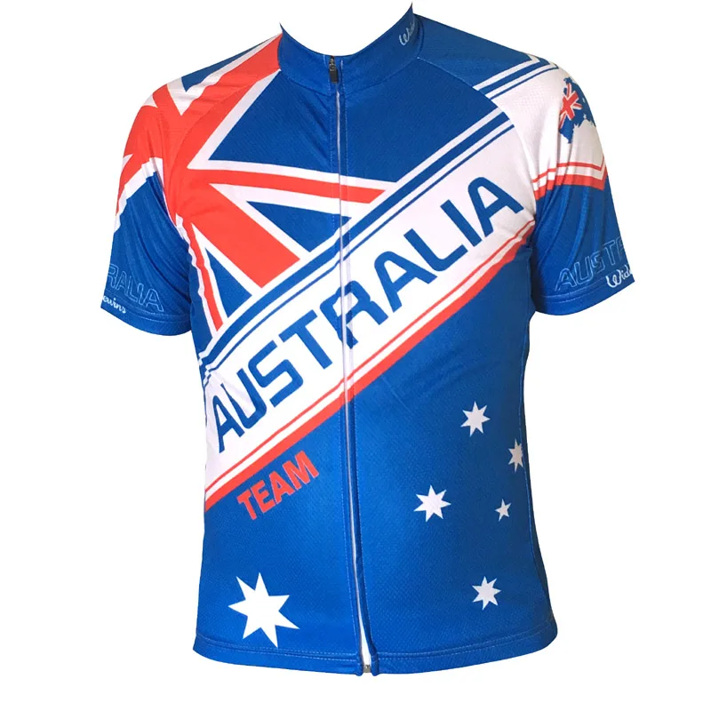 Camisetas de Ciclismo del Tour de Australia, camisetas de manga corta para Ciclismo de montaña, Maillot, Ropa de carreras, Verano