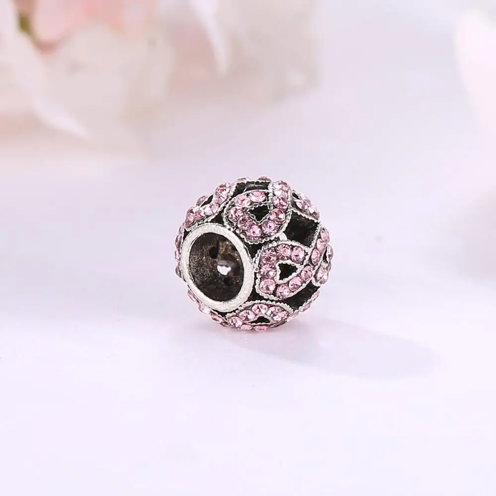 A1161 Европейский DIY шарик fit Pandora браслет или ожерелье с шармами брелок для женщин ювелирные изделия бесконечный мальчик девочка кофейный Шарм - Цвет: A1161