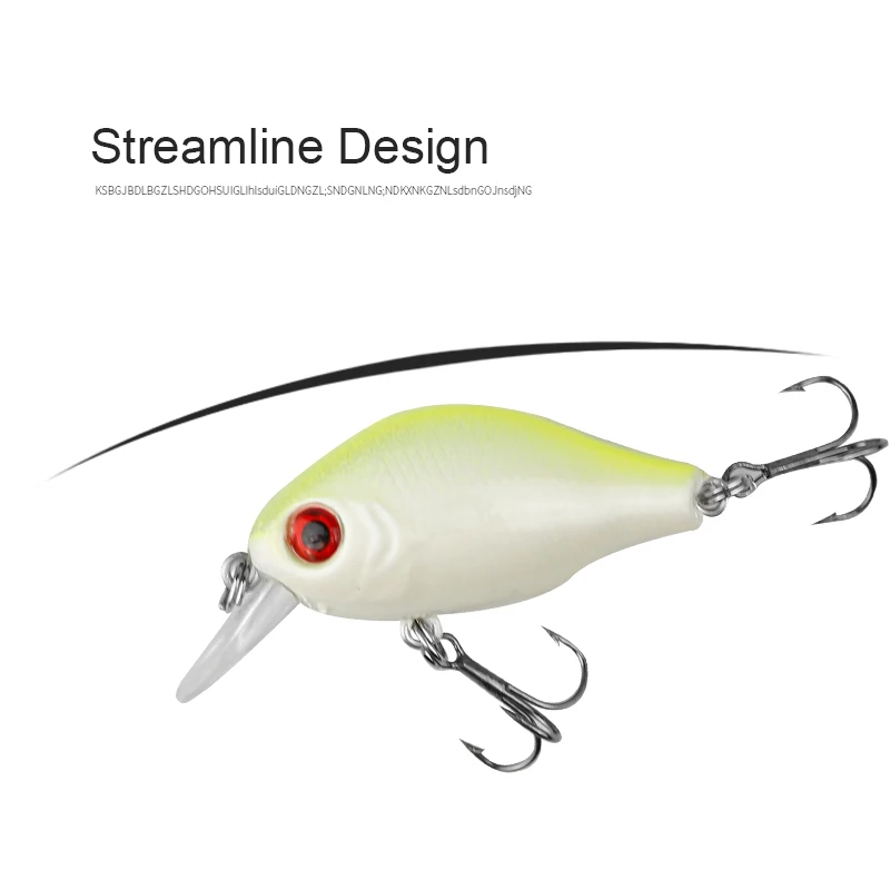 Erchang 55 мм 8 г Сумасшедший воблеры мини Topwater Crankbait искусственный Япония жесткий