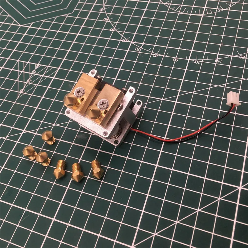 Ultimaker 2+ UM2+ Extended dual Olsson Block Nozzle Hotend Header Head for 1.75mm/3mm filament 3D printer part | Компьютеры и офис