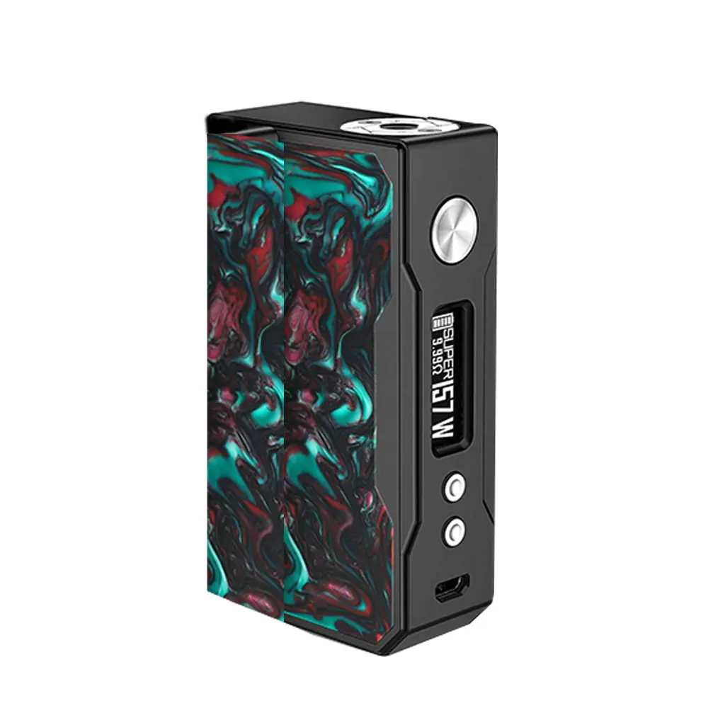 VOOPOO DRAG 2 177 Вт TC коробка мод электронная сигарета и Drag 157 Вт коробка мод Vape с US GENE chip TC смола коробка мод - Цвет: Purple Jade Drag157W