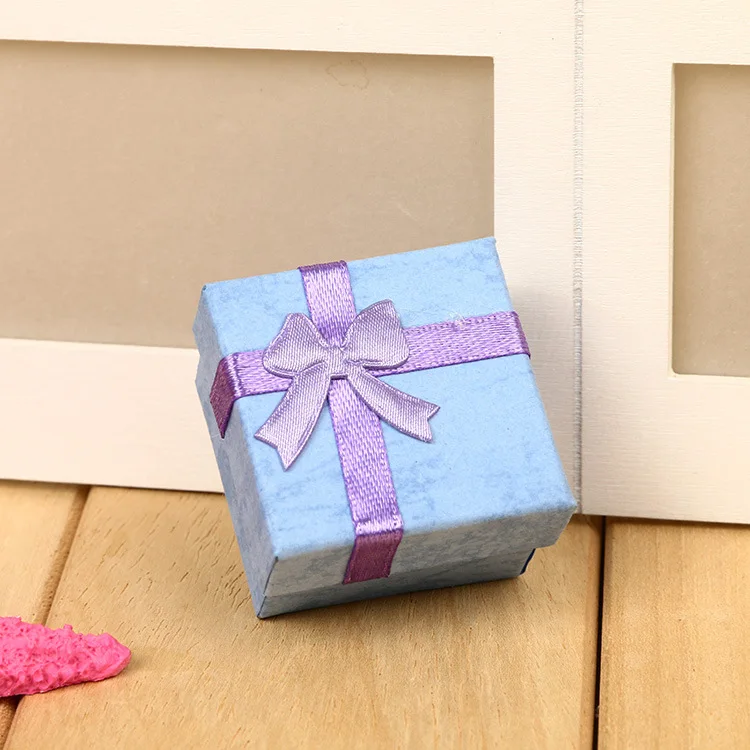 Fashion Colorful 48PC New 4*4cm Jewery Organizer Box Rings Storage Cute Small Gift For Earrings 4Colors | Дом и сад