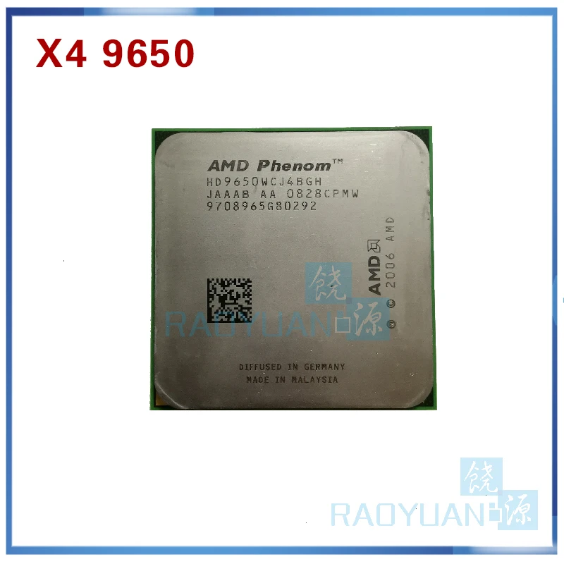 AMD Phenom X4 9650 Настольный четырехъядерный 2 3 ГГц Процессор HD9650WCJ4BGH гнездо AM2 +/940pin|socket