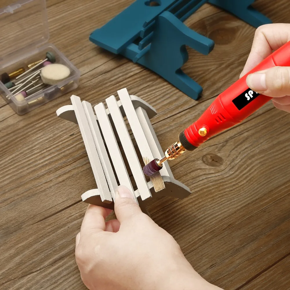 SPTA мини электрический Dremel роторный инструмент AC110-230V шлифовальный станок набор мини-ручка шлифовальная гравировка отделка полировка сверление 33 шт
