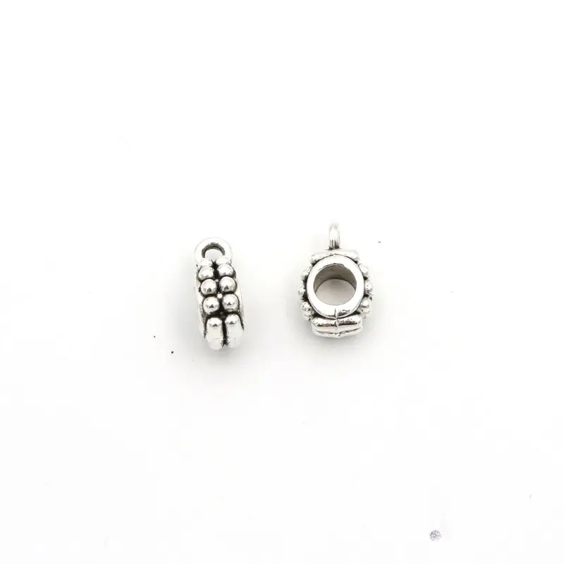 Бусины соединители для ювелирных изделий 50 шт.|connector charms|slide connectorsantique silver |
