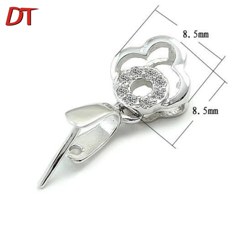 Серебряный кулон застежки могут форма для ожерелье разъемы ювелирных изделий