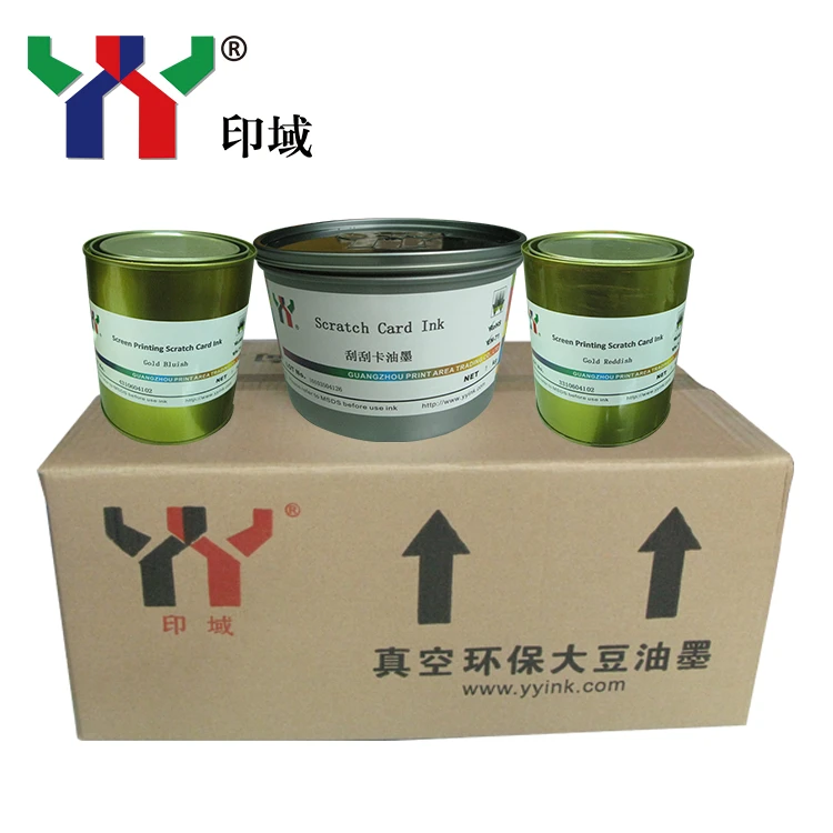 Трафаретная печать чернила для покрытия лаковой бумагой серебристого цвета 1