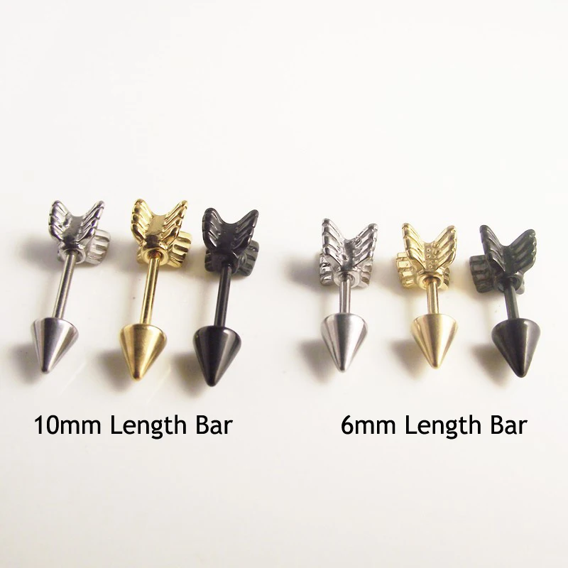 2 шт. серьги-гвоздики из нержавеющей стали | Украшения и аксессуары