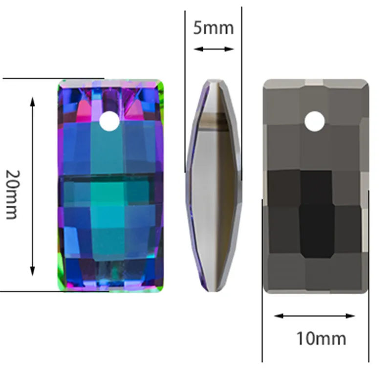 Стеклянный кулон для ювелирных изделий стразы Хрустальная подвеска ожерелье