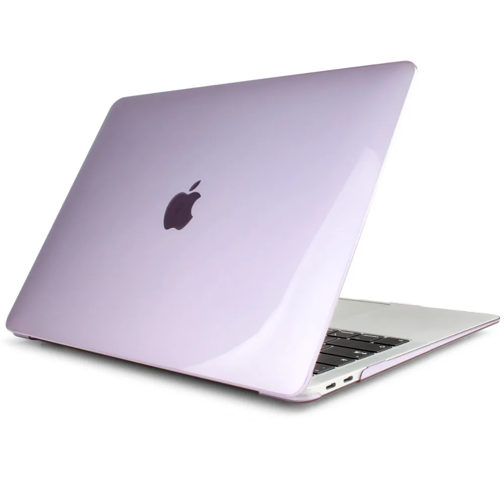 Прозрачный кристально чистый чехол для Macbook Air Pro retina 11 12 13 15 16 дюймов Touch Bar/Touch ID A2141 A1932 A1989 A2159