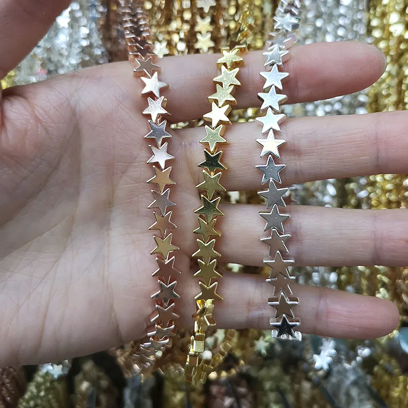 1 нить/упаковка бусины из гематита и пентаграммы|Бусины| |